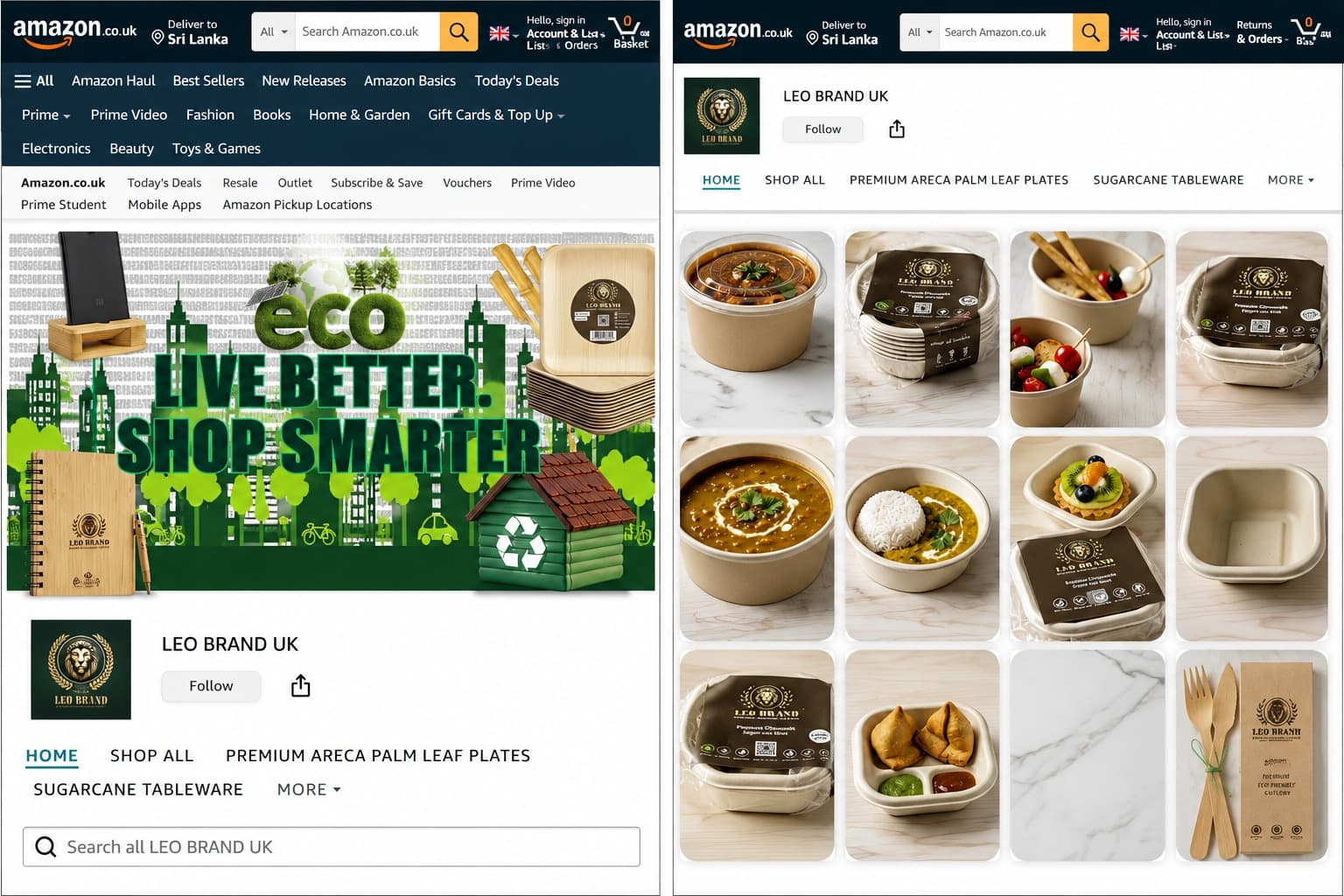 Amazon UK storefront management